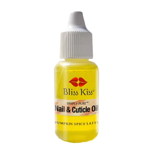Vista 2 de Bliss Kiss Edición limitada de temporada Simply Pure Nail Oil Dropper Candy Cane Aroma