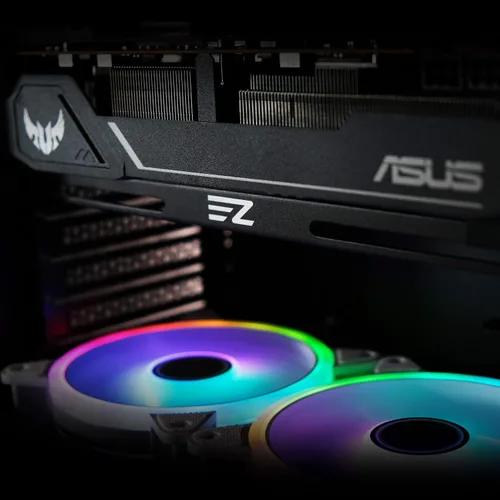 Vista 4 de EZDIY-FAB Soporte para GPU, soporte de tarjeta gráfica, soporte de tarjeta de video, soporte GPU VGA para juegos de PC de escritorio Negro