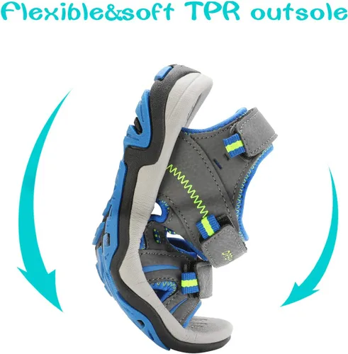 Vista 7 de DREAM PAIRS Sandalias deportivas de verano para niños y niñas (niños pequeñosniñosgrandes)
