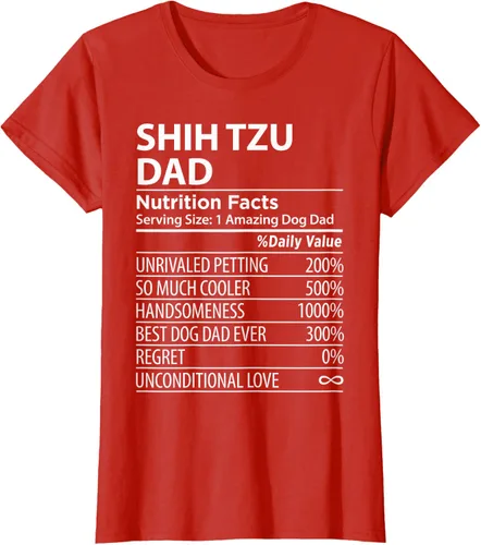 Vista 79 de Shih Tzu Dad - Camiseta divertida para dueño de perro Shih Tzu, Negro
