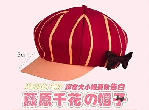 Vista 2 de WOSHOW Gorro de cosplay de anime para mujer, bonito gorro diario para regalo de dibujos animados