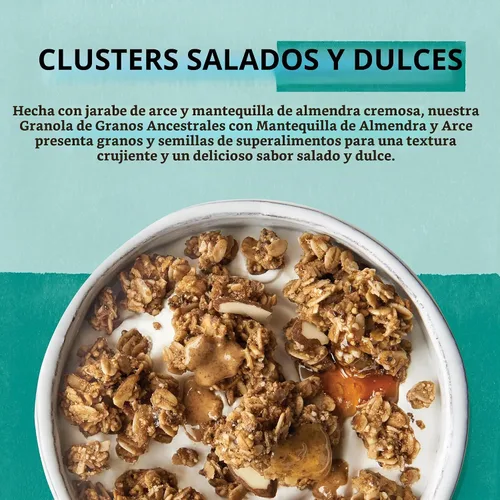 Vista 4 de Purely Elizabeth, granola orgánica de grano antiguo