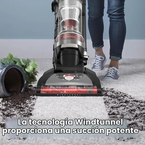 Vista 2 de [Usado] Hoover WindTunnel Cord Rewind Pro Aspiradora sin bolsa, vertical