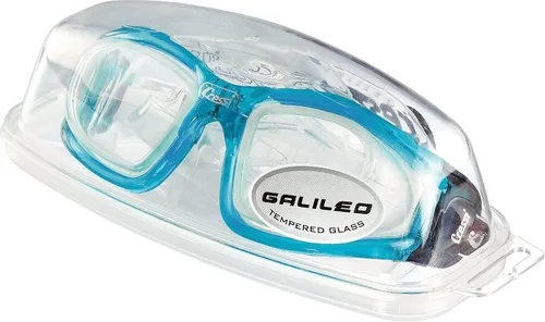 Vista 5 de Cressi Gafas de natación para adultos con lentes de vidrio templado y sin distorsión, Galileo: fabricadas en Italia