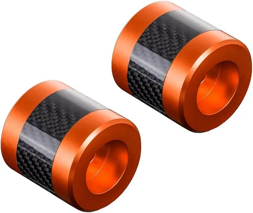 Vista 11 de Advanblack ProTek - Deslizadores de barra de choque Harley mecanizada de 1.25 pulgadas, rueda decorativa giratoria para protector de motor delantero