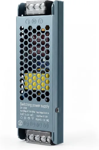 Vista 8 de Lustaled - Fuente de alimentación LED de 24 V, impermeable, IP67, 15 W, 24 voltios, transformador de corriente continua, 120 V CA a 24 V CC