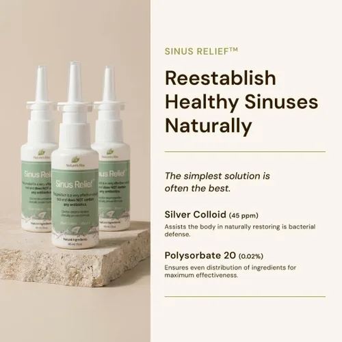Vista 4 de Nature's Rite Sinus Relief™, 1.5 oz. (1.5 fl oz) - Spray nasal natural para los senos nasales - Alivio para problemas sinusales - Fomenta un sistema