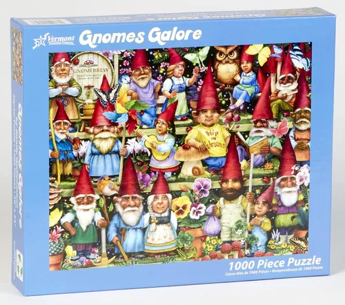 Vista 2 de Gnomes Galore - Rompecabezas de 1000 piezas