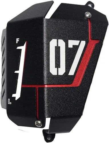 Vista 5 de Radiador Refrigerante de agua Resevoir Tank Guard Cover para Yamaha MT-07 FZ-07 MT07 FZ07 2013-2016 2014 2015 motocicleta (dorado)