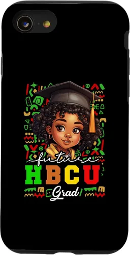 Vista 18 de Future HBCU Grad Black Girl Kids Graduation HBCU College Case for iPhone 16