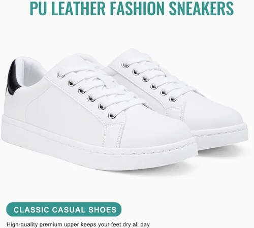 Vista 3 de Vepose Zapatillas de tenis casuales cómodas con cordones 8003 para mujer