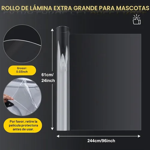 Vista 2 de Beeveer - Rollo de plástico transparente para manualidades