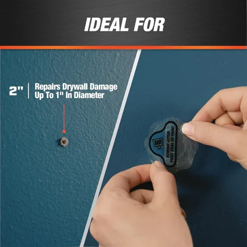 Vista 5 de DAP Eclipse Parche de reparación rápida de pared, 2 pulgadas, paquete de 4 (7079809161)