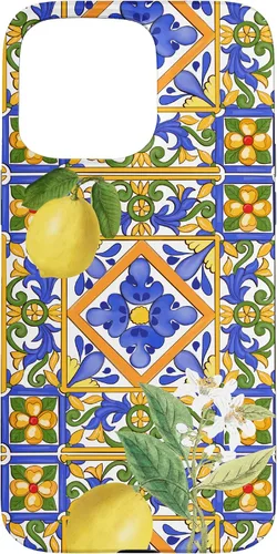 Vista 31 de Sicilian,Italian,Summer,Tiles,Citrus,Mosaic,Majolica Art Case for iPhone 17