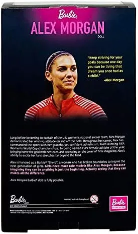 Vista 5 de Barbie Signature - Alex Morgan - Muñeca totalmente posable de edición limitada