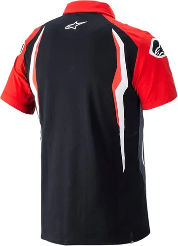 Vista 2 de Alpinestars Honda - Polo de manga corta para hombre, color rojo MD