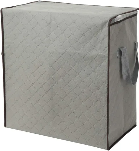 Vista 5 de Szxc Paquete de 2 bolsas de almacenamiento plegables grandes, horizontales + erectas para edredón, manta, ropa, almohada, ventana transparente