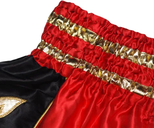 Vista 3 de Pantalones cortos clásicos de Muay Thai para hombres y mujeres, boxeo, kickboxing, alto grado, artes marciales mixtas, ropa de entrenamiento