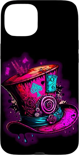 Vista 9 de Funda para iPhone 11 Pro Max We're All Mad Here Pink Steampunk Alicia en el país de las maravillas