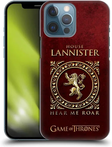 Vista 8 de Head Case Designs Funda rígida con licencia oficial de HBO Game of Thrones Stark Metallic Sigils compatible con Apple iPhone 13 Pro Max Rígido