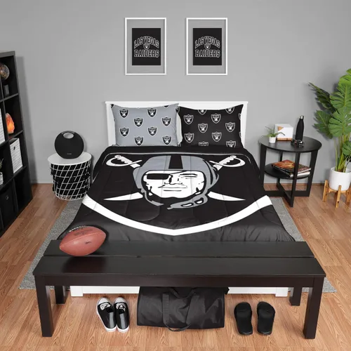 Vista 17 de FOCO Unisex-Adult NFL Team Logo Bed in a Bag Comforter Bedding 3-Piece Set