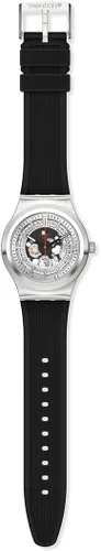 Vista 2 de Swatch Reloj unisex SISTEM THROUGH AGAIN (Modelo YIS431), Gris, Correa