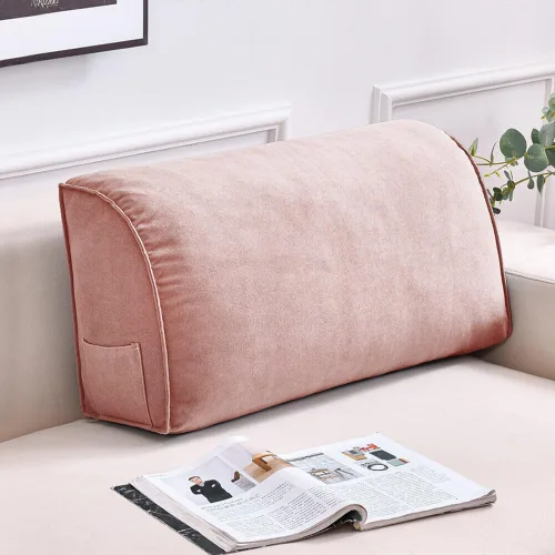 Vista 8 de Almohada decorativa para sofá, cojín de respaldo con funda de almohada extraíble para sala de estar, cabecero, almohada de lectura para cama, Aqua