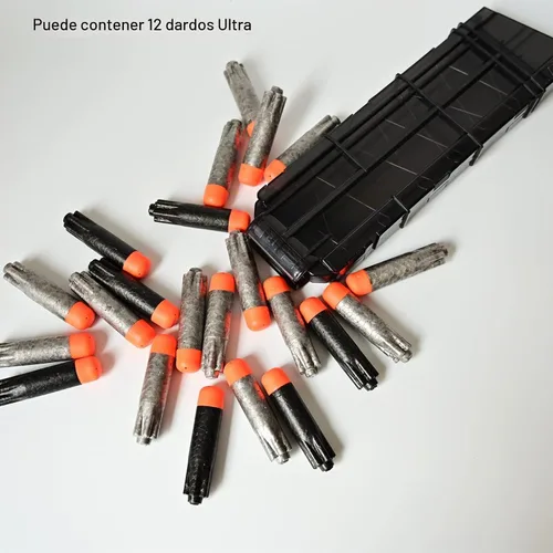 Vista 3 de 12-Dart Ultra Magazine, clip de bala para Nerf Ultra 2 uds, color negro