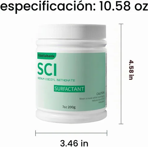 Vista 7 de Cocoil isetionato de sodio de 7 onzas, polvo de isetionato de coco de sodio (SCI), burbujas increíbles, suave con la piel, biodegradable, adecuado