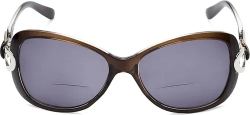 Vista 10 de The Delia - Lentes de sol de lectura bifocales, estilo cuadrado retro para mujer Púrpura
