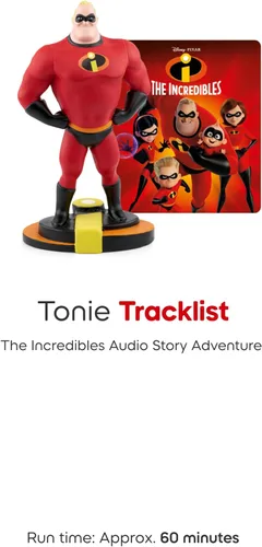 Vista 5 de Tonies Figura de Audio Mr. Increíble de los Increíbles de Disney y Pixar