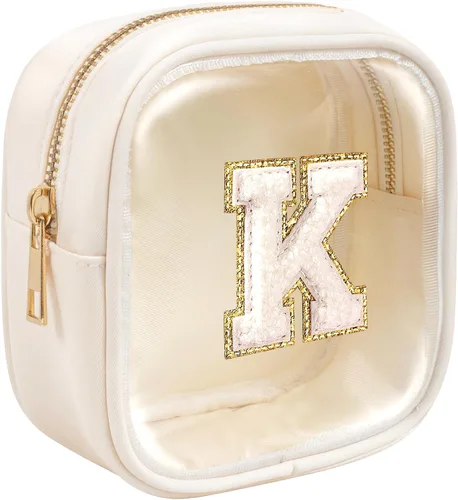 Vista 37 de KOTORA Bolsa de Maquillaje Inicial, Bolsa de Viaje de Artículos de Aseo, Bolsa de Maquillaje Transparente, Bolsas de Cosméticos Organizadoras