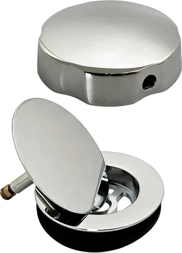 Vista 16 de Westbrass Moldura estándar para residuos de baño de accionamiento por cable, negro mate, D50T-62