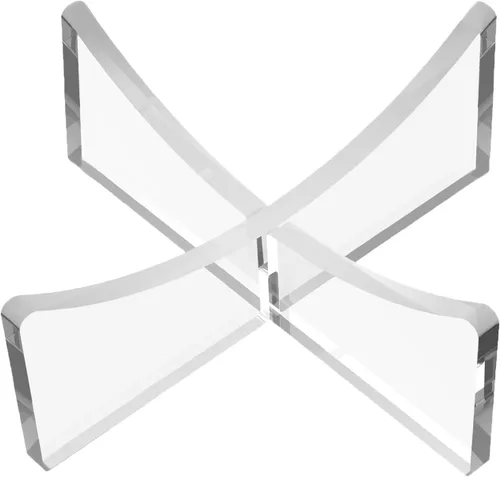 Vista 11 de Soporte de pelota acrílico grande HEMYLU 4.7x2.6 Pulgadas, paquete de 2 soportes de exhibición para fútbol, baloncesto, fútbol, claro, soporte