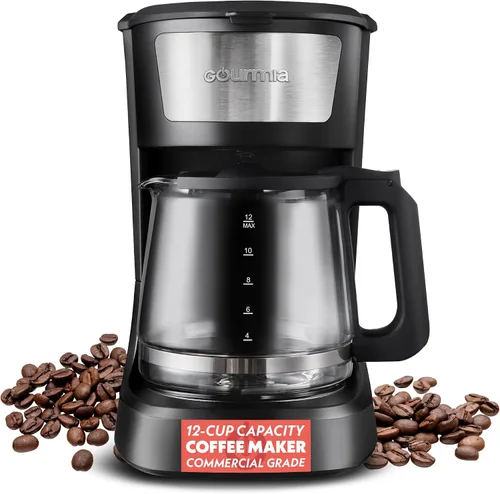 Vista 13 de Gourmia - Cafetera de goteo con capacidad para 5 tazas, jarra de vidrio