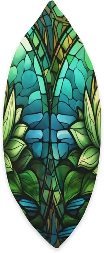 Vista 2 de Aesthetic Lotus Flower Gifts Spiritual Abstract - Cojín de flores de loto verde, 16 x 16 pulgadas, multicolor