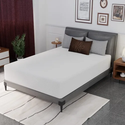 Vista 27 de PayLessHere Colchón individual 5 pulgadas Espuma viscoelástica con gel de té verde Sensación medianamente firme Viene en una caja Con