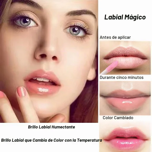 Vista 4 de Mysense Juego de 6 brillos de labios para adolescentes, paquete de brillo labial que cambia de color con sabor, juego de brillo de labios brillante