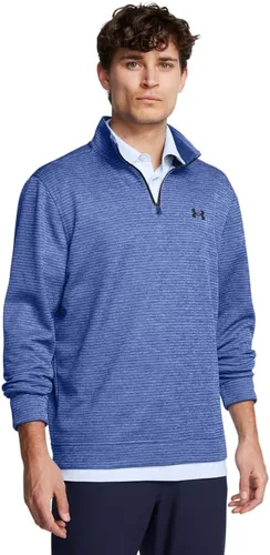 Vista 13 de Under Armour Suéter Storm SweaterFleece para hombre con cuarto de cremallera (001) negro/blanco/negro
