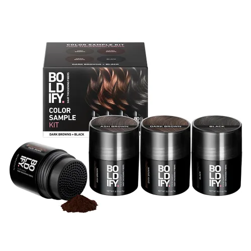 Vista 17 de BOLDIFY Fibras capilares (1.01 oz) – Rellena el cabello fino y fino para un aspecto más completo y grueso al instante – 14 tonos para mujeres