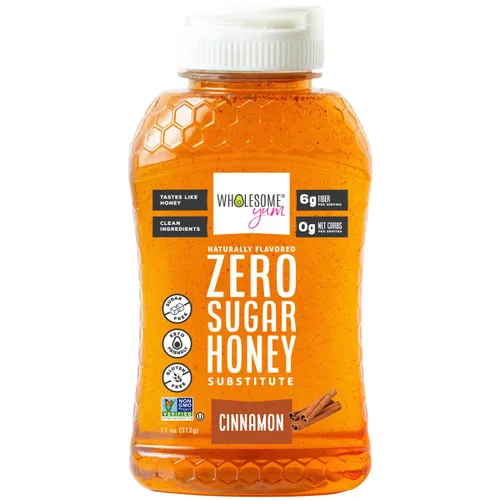 Vista 14 de Wholesome Yum Sustituto de miel cero azúcar (paquete de 2) – Alternativa natural de miel sin azúcar con fruta de monje y alulosa – Cero