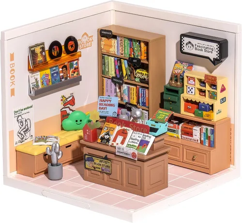 Vista 8 de Rolife Bloques de construcción LED para adultos, juegos de construcción de juguetes 1:24, kits de construcción de modelos, kits de casa de muñecas