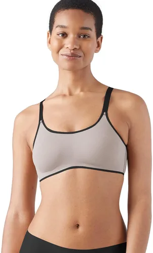 Vista 17 de True & Co - Brasier True Body con tirantes ajustables y cuello redondo para mujer Negro