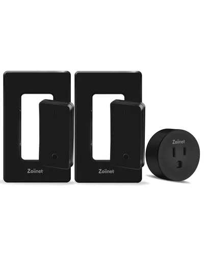 Vista 9 de Zoiinet Interruptor de Enchufe con Control Remoto, Diseño de Hebilla e Interruptor de Luz Inalámbrico Extraíble, 300 pies, Interruptor de Encendido