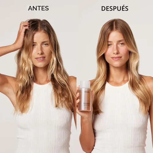 Vista 2 de OUAI Champú Detox - Champú aclarante para eliminar acumulación, suciedad, aceite, productos y agua dura - Vinagre de sidra de manzana y queratina