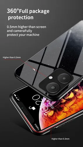 Vista 3 de Funda compatible con Google Pixel 1 XL, (placa trasera de vidrio templado + borde suave de TPU) 2 en 1 funda para teléfono CC