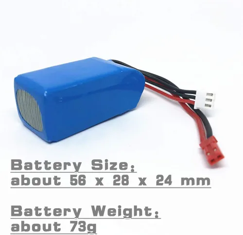 Vista 5 de ArkiFACE 7.4 V 1100 mAh 903048 20C tasa de descarga Li-ion JST Plug Recagrable RC Batería para Wltoys A949 A959 A969 A979 K929 Toy Car 353 Drone XC