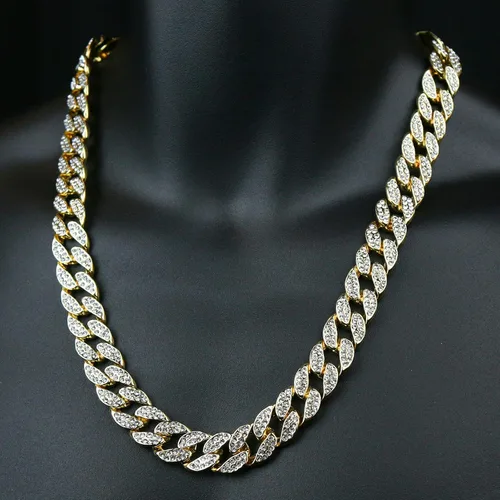 Vista 7 de Colgante de cabeza de león dorado jumbo chapado en oro y cadena cubana de 0591in 16 pulgadas 18 pulgadas 20 pulgadas 24 pulgadas collar de hip hop