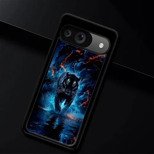 Vista 781 de Compatible con Google Pixel 4A 5G Mobile Case Creative Acrylic Panel trasero Silicona Protección Grip especialmente diseñado para Google Pixel 4A 5G