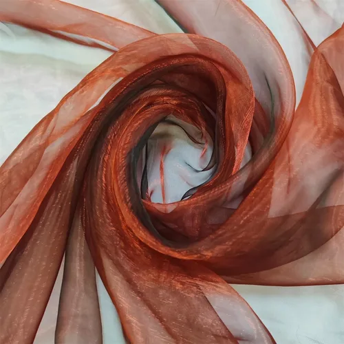 Vista 29 de Tela de organza transparente ligera de dos tonos, tela de gasa holográfica iridiscente de encaje, tela de tul oganza para vestido, fiesta, fondo